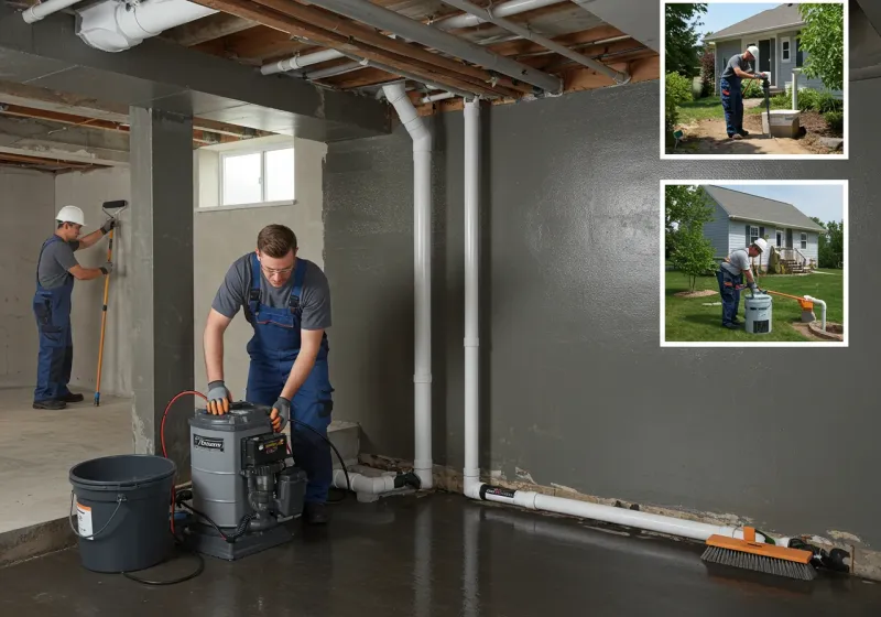 Basement Waterproofing and Flood Prevention process in Siler City, NC